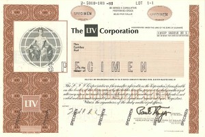 LTV Corporation - Specimen Stock Certificate